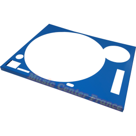 top bleu pour platine vinyle Technics SL1200-1210 mk2 et mk3 m3d mk5