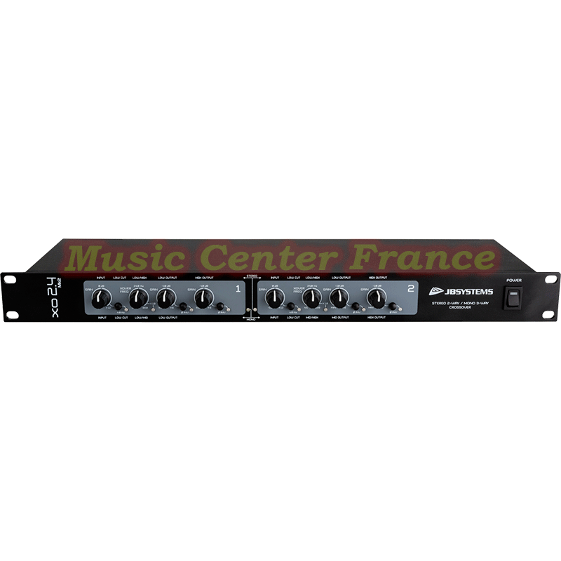 JBSystems - JB Systems XO 2.4 mk2 filtre actif stéréo 2 voies ou mono 3 voies