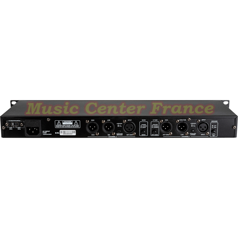 JBSystems - JB Systems XO 2.4 mk2 filtre actif stéréo 2 voies ou mono 3 voies