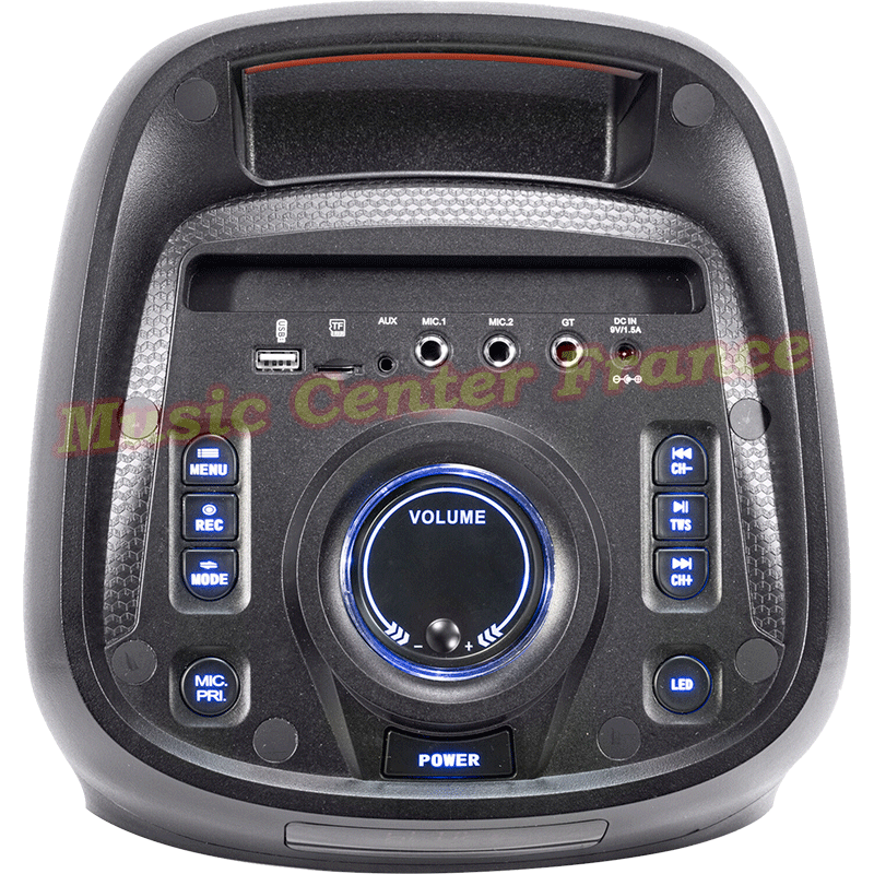 Madison NASH60 - NASH-60 enceinte sono autonome bluetooth, USB, microSD avec effets lumineux