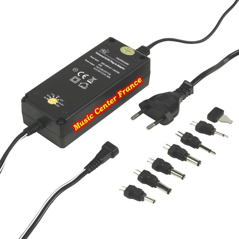 alimentation adaptateur secteur universel 5-15 VDC 3 A : HQ P.SUP.EU36W