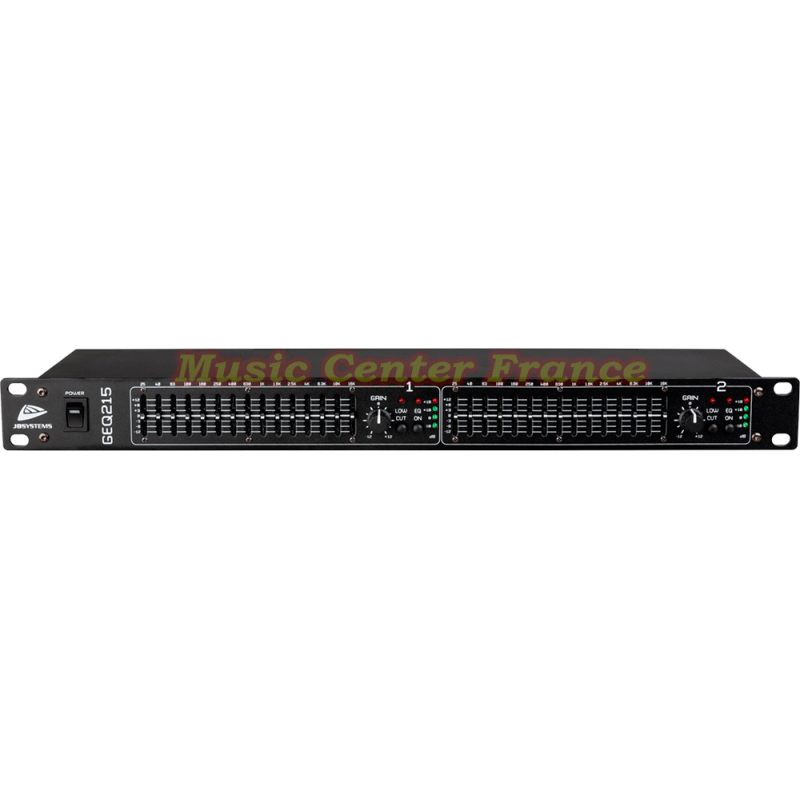 JBSystems GEQ215 - JB Systems GEQ 215 : Ecualizador de 2 x 15 bandas