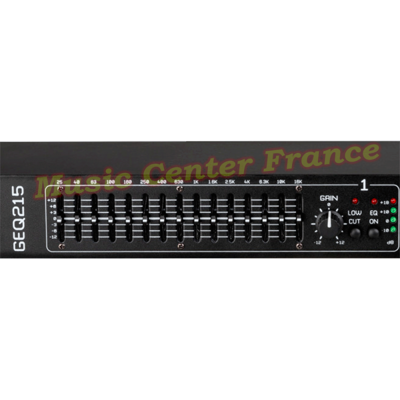 JBSystems GEQ215 - JB Systems GEQ 215 : Ecualizador de 2 x 15 bandas