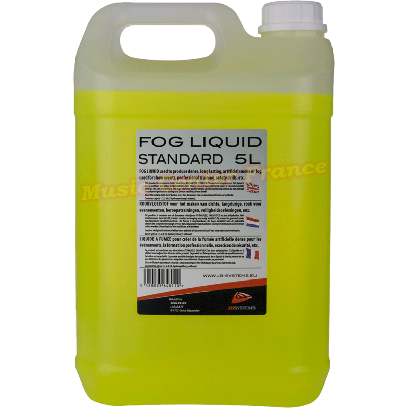 JBSystems JB Systems Standard 5 L liquide pour machine à fumée