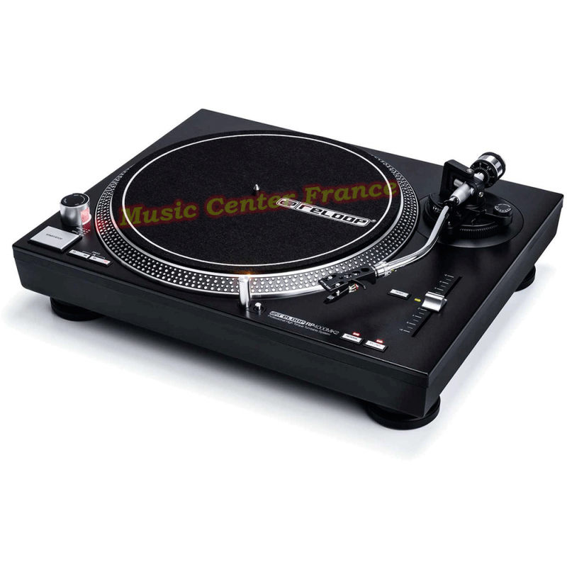 Reloop RP4000mk2 RP 4000 mk2 platine vinyle à entraînement direct vue droite