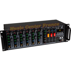 JBSystems Liverack10 JB Systems Liverack-10 console de mixage musicien 10 entrées 7 voies USB Bluetooth vue gauche