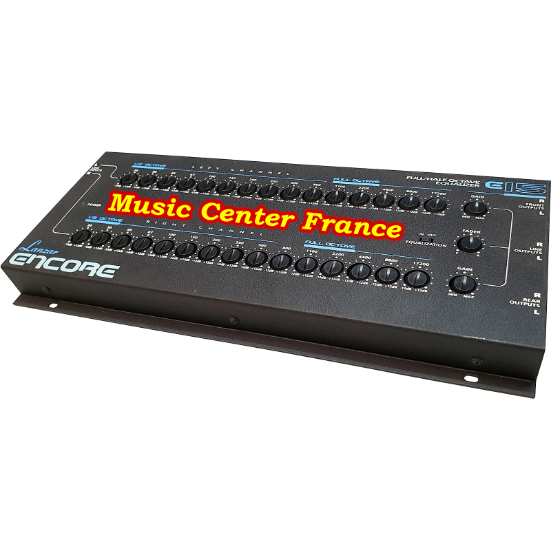 Lanzar égaliseur encore e15 vue droite Music Center France